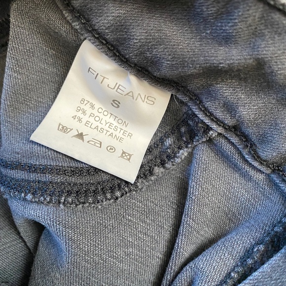 Ripped Grey Fitjeans - Picture 6 of 7